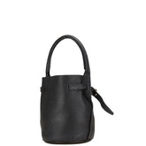 セリーヌ ビッグバッグ バケット ナノ ハンドバッグ ショルダーバッグ 2WAY ブラック レザー レディース CELINE 【中古】